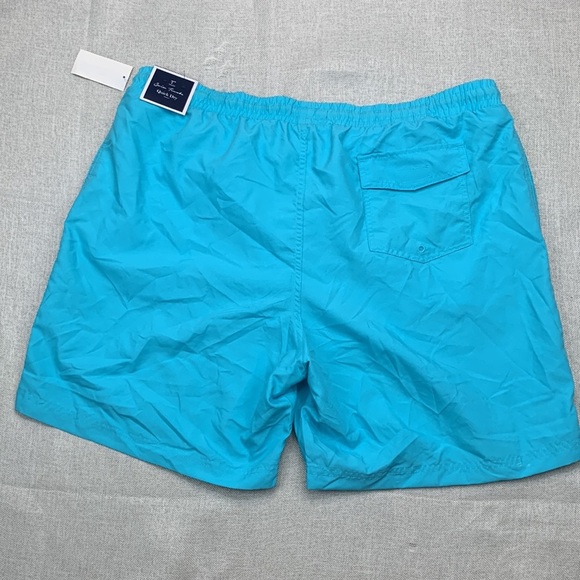 Clubroom Mens Aqua Drawstring Classic Fit Swim Trunks Size XXL - Picture 8 of 8